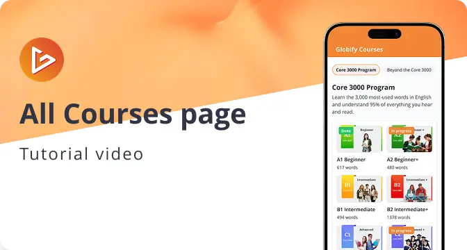 All Courses page